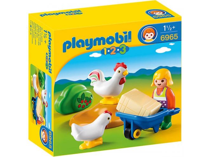 PLAYMOBIL Granjero Pollos Mínima: 18 meses) Worten.es