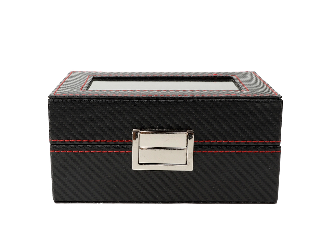 Organizador De Estuche 3grids Con Cerradura Para Guardar Relojes De Viaje Portátiles