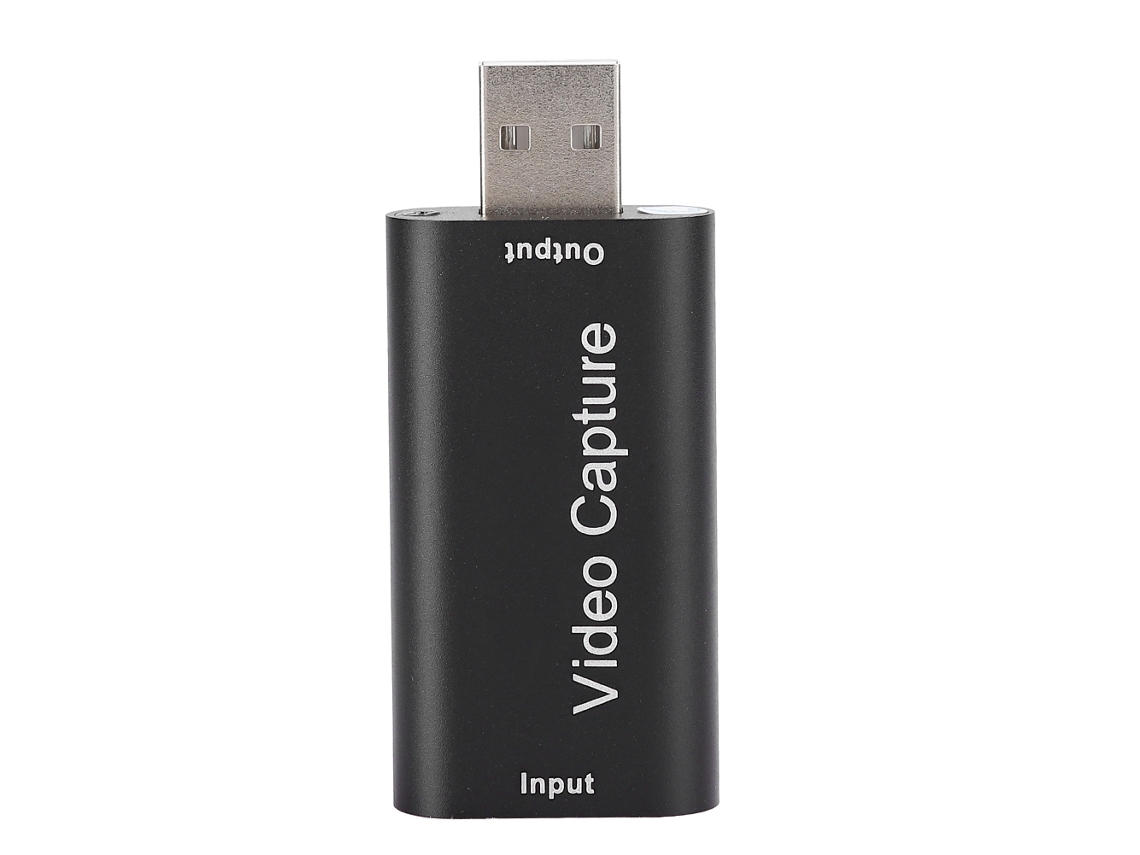 Tarjeta De Captura De Vídeo Hdmi Usb 2.0, 1 Vía, Para Grabación De Transmisiones En Directo, Compatible Con Obsblack