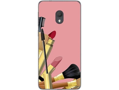Carcasa Alcatel 1C (2019) TUMUNDOSMARTPHONE Brochas Multicolor
