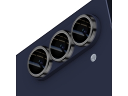 Protector de Pantalla Protector Cámara Fold Dureza para Samsung Galaxy Z Fold 6 ENKAY Metal Negro