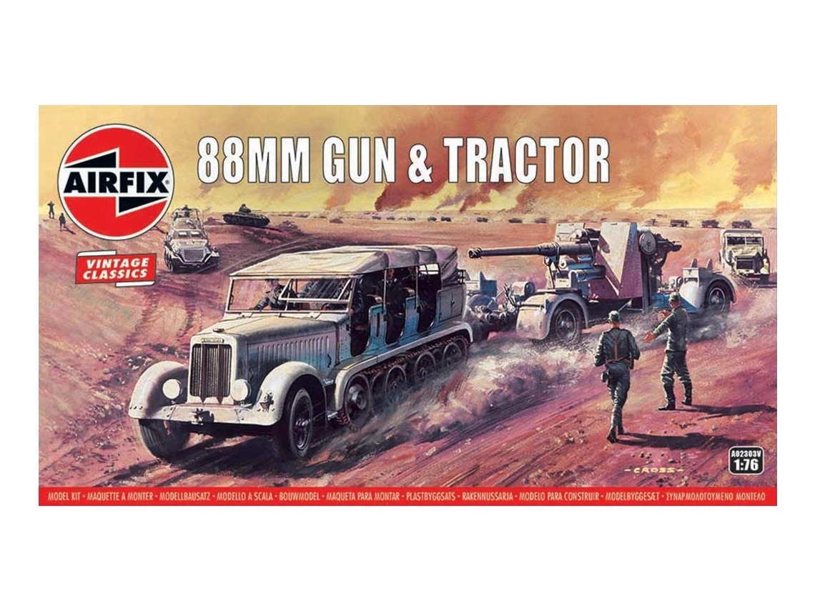 Military car model AIRFIX (8 anos)