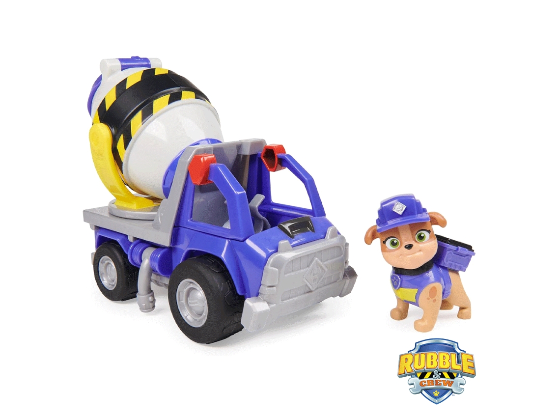 Vehículo Clásico Rubble & Crew Mixing Truck PATRULLA CANINA