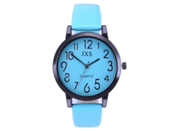 Reloj Analógico Zhoulianfa Para Mujer Con Grandes Números Arábigos, Correa De Poliuretano Y Movimiento De Cuarzo.