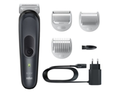 Afeitadora corporal BG3340 inalámbrica y sin cable negra/gris Braun
