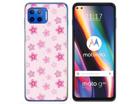 Carcasa Motorola Moto G 5G Plus TUMUNDOSMARTPHONE Flores Multicolor