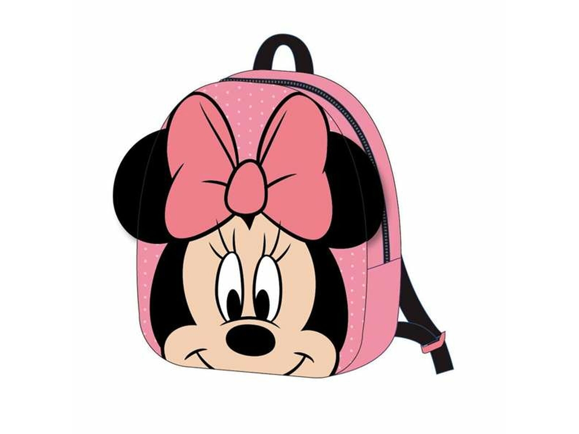 Mochila escolar rosa de Minnie Mouse