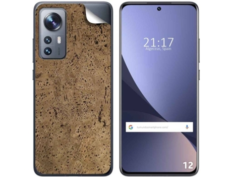 Carcasa para Xiaomi 12 TUMUNDOSMARTPHONE Vinilo Textura Corcho Multicolor