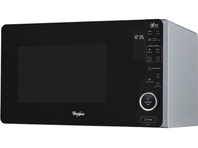Microondas WHIRLPOOL MWF 427 SL (25 L - Com Grill - Inox)