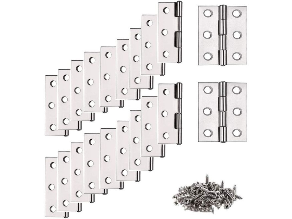 Mangueras De Acero Inoxidable 304, 20 Unidades Para Muebles, Armarios Y Cajones, Con 120 Tornillos M4*16mm.