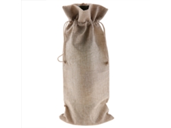 12 Bolsas De Lino Sencillas Para Vino Con Cierre De Cordón, Funda Decorativa Para Champán (beige)