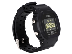 Reloj Inteligente Ex16t Cuadrado Deportes Al Aire Libre Impermeable Recordatorio De Mensajes De Teléfono Negro