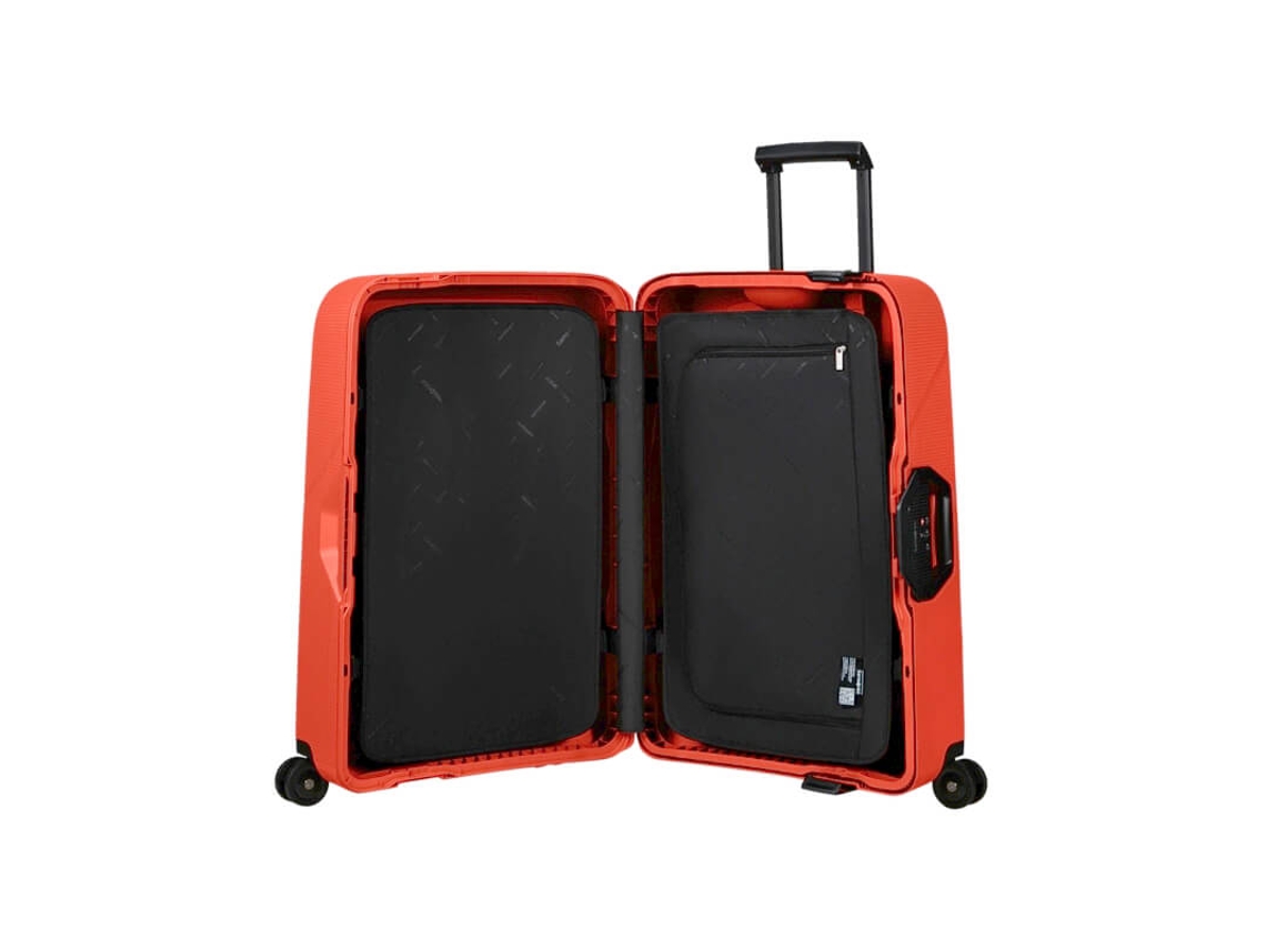 Samsonite Middle / Trolley Case 69 Cm 4 Ruedas Magnum Eco Light Orange