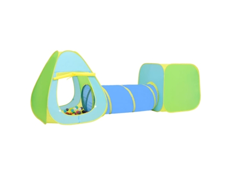 vidaXL Tienda de juegos para niños con 350 bolas multicolor