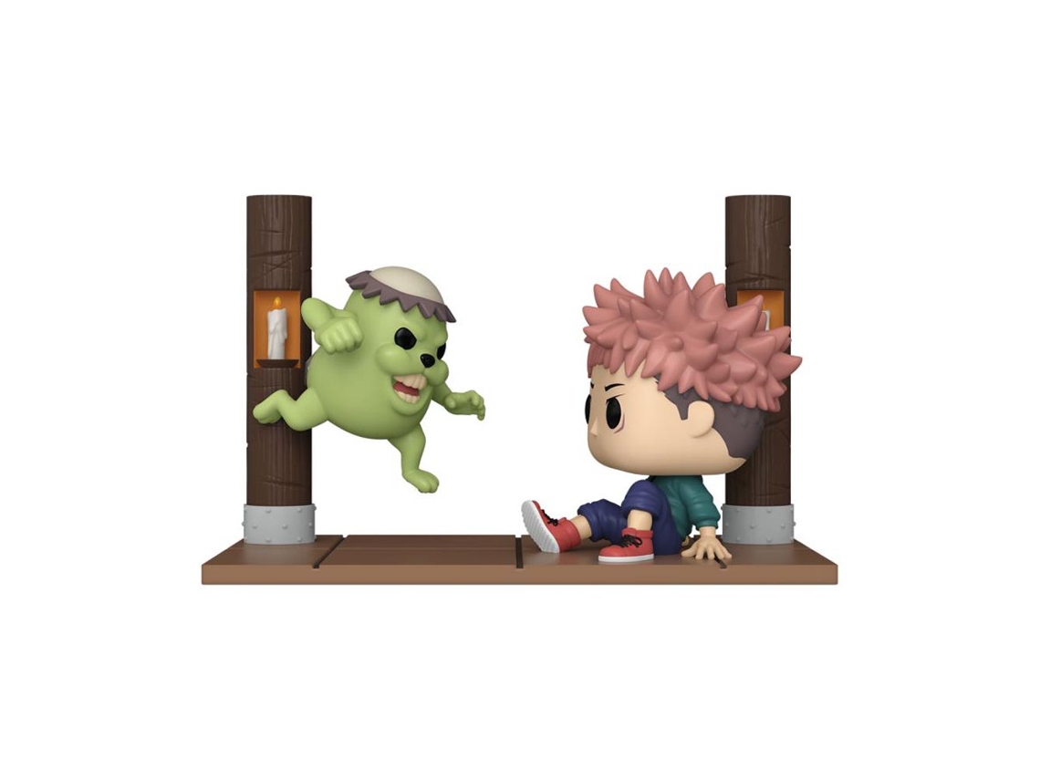 Figura Funko JUJUTSU KAISEN Itadori & Boneca Maldita Us Exclusivo Pop Momento
