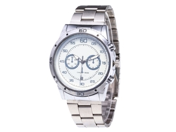 Reloj De Cuarzo Para Hombre Con Correa De Acero, Dial De Tres Ojos, Zhoulianfa