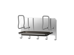 Tapa Y Soporte Para Cuchara De Acero Inoxidable, Para Montaje En Pared.
