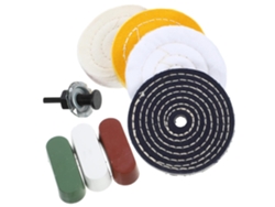 Kit De Rodas De Polimento Para Furadeira Ukcoco De 4 Polegadas, Acessórios Para Polir Metais E Entalhar Em Oficinas