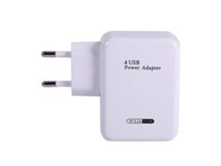 Cargador De Pared Con Concentrador Usb De 4 Puertos Universal Para Iphone, Ipad Y Teléfonos Inteligentes