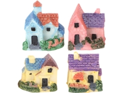 Decoraciones en miniatura, casas en micropaisaje, plantas para jardines de interior.