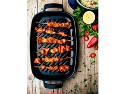 Parrilla Eficiente Hierro Rectangular Rayas 441536