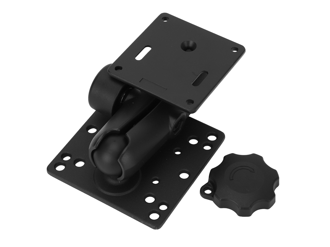 Soporte De Doble Bola De 1,5 Pulgadas Con Platillos Amps Y Brazo De Doble Rótula Para Sonda De Pesca Y Tableta.