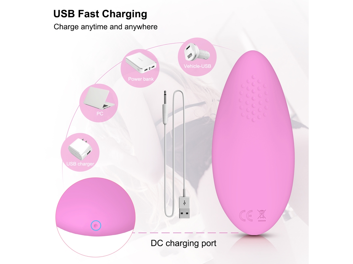 Vibrador Portátil Con Control Remoto, 8 Modos, Silicona, Resistente Al Agua Ipx7, Juguete Sexual Femenino Para Parejas.