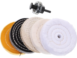 Kit de pulido con soporte para taladro, almohadilla de pulido de grano grueso para carrocería y accesorios de pulido. SFUSHOS