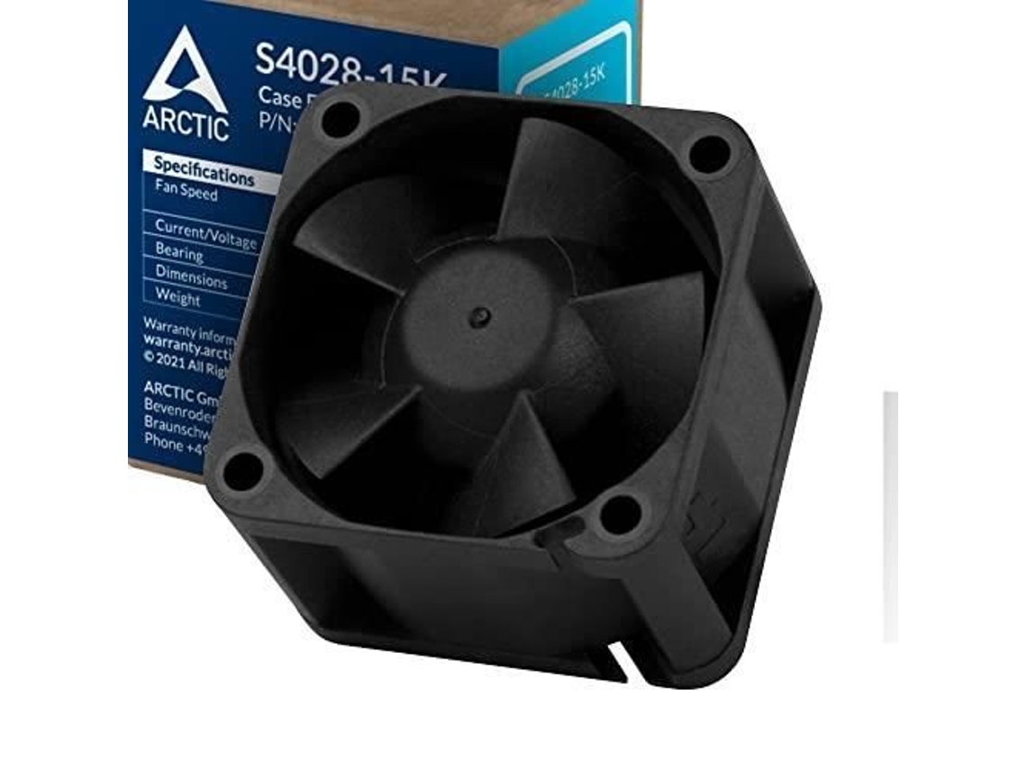 Ventilador de Caja ARCTIC S4028-15K para Pc 4 Cm Negro 1 Piezas Acfan002