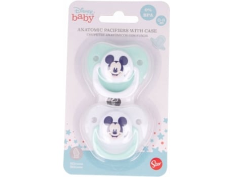 Chupete MICKEY MOUSE 65744 Verde (0 - 6 meses)