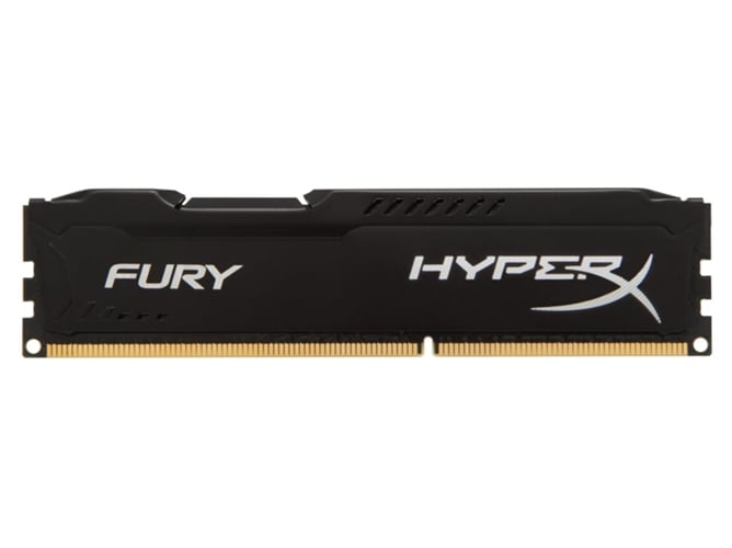 Memoria RAM DDR3 HYPERX Fury (1 x 8 GB - 1600 MHz - CL 10 - Negro)