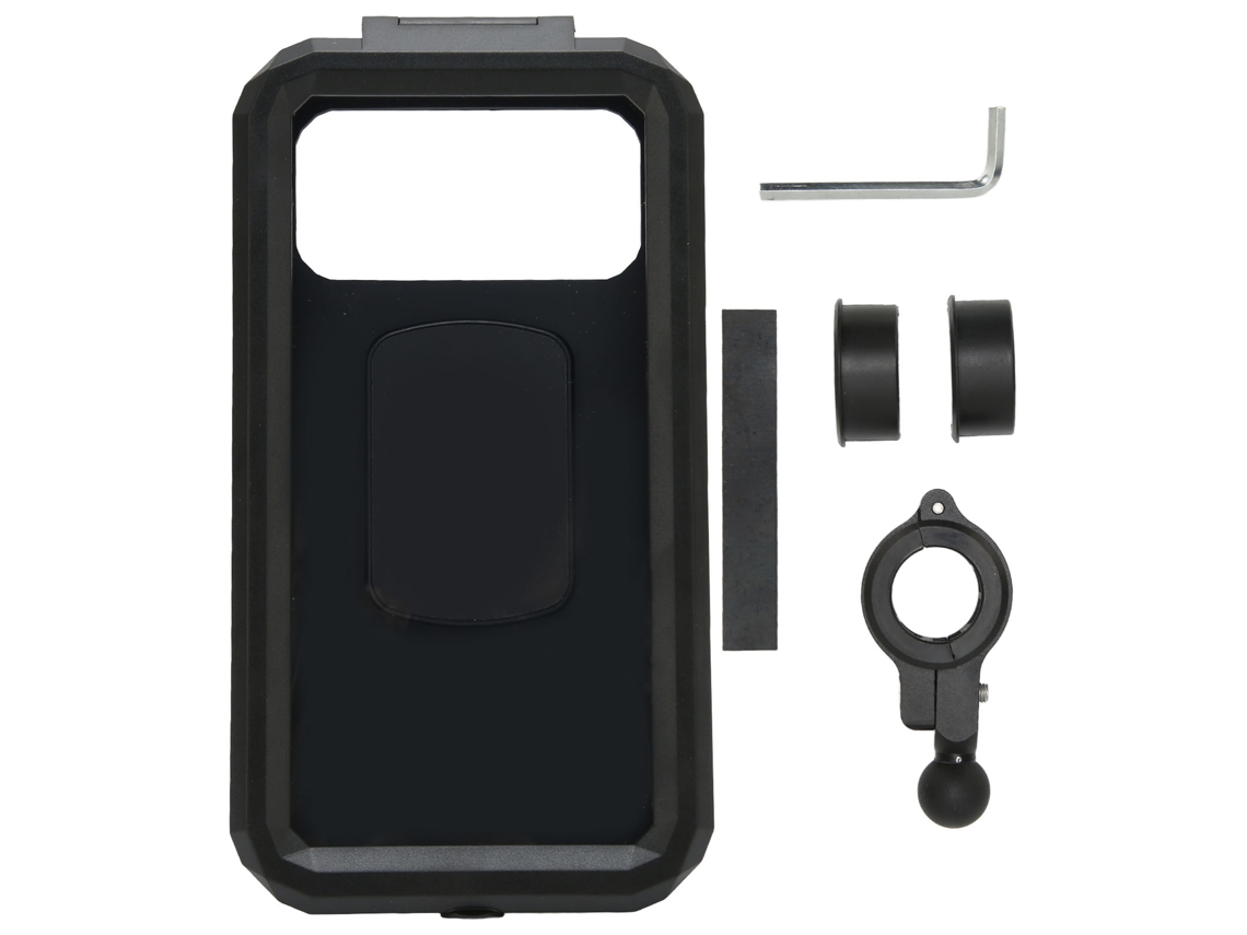 Suporte De Telefone Para Moto Bicicleta Scooter 6.9 Polegadas À Prova D'água Rotativo 360 Graus Anti-shock