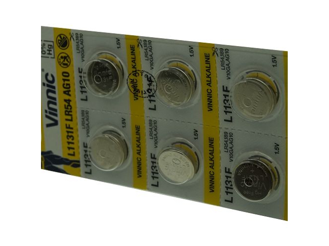 Juego de 10 Pilas OTECH Vinnic para DIVERS D189