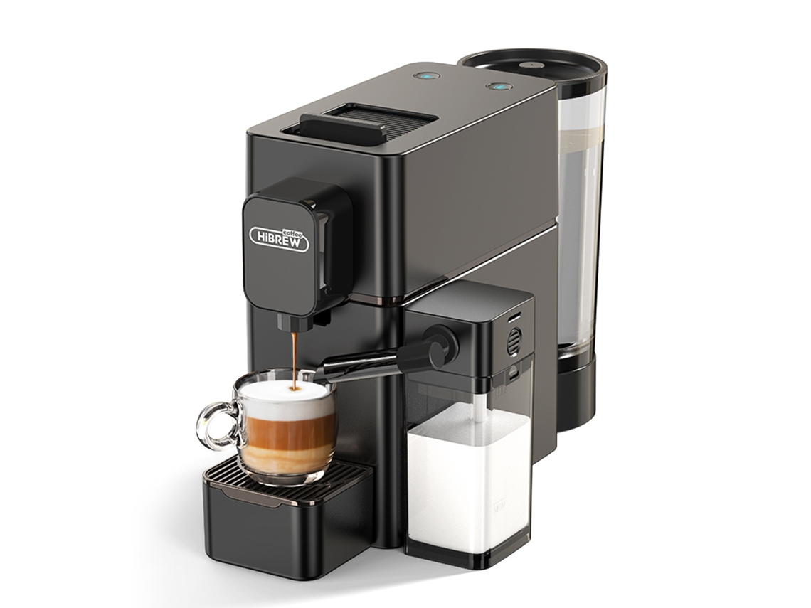 Cafetera espresso con espuma de leche y 7 temperaturas ajustables