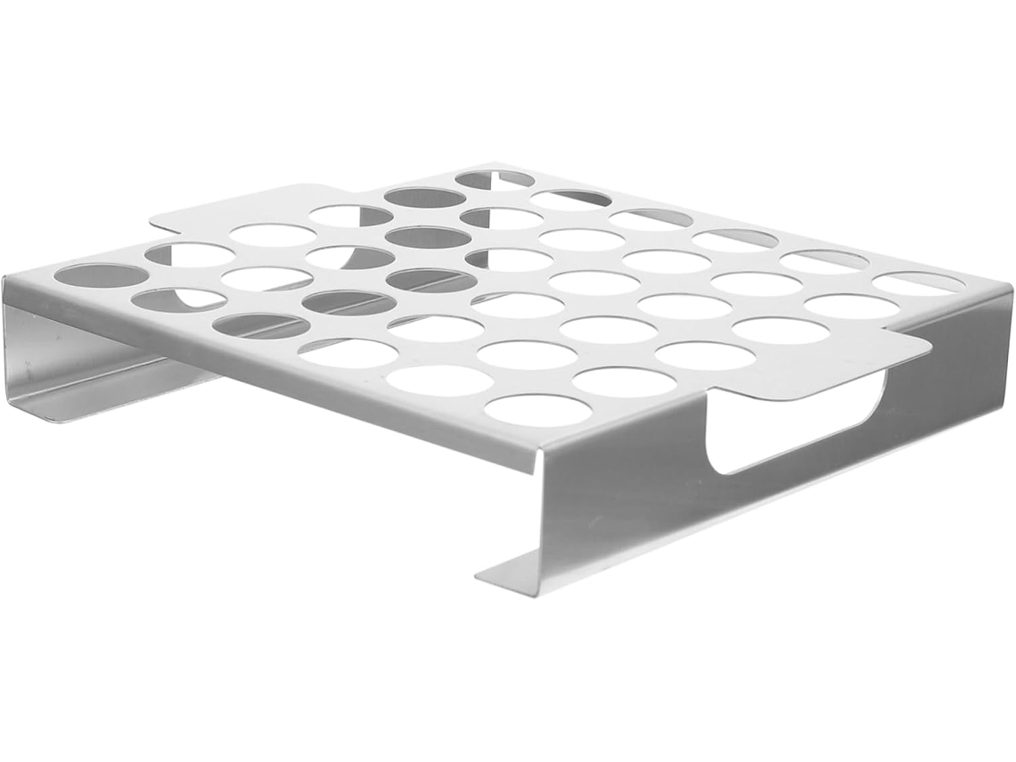 Grelha De Aço Inoxidável Com 36 Furos, Ideal Para Churrascos E Piqueniques. Grelha De Aço Inoxidável Com 36 Furos, Ideal Para Churrasco
