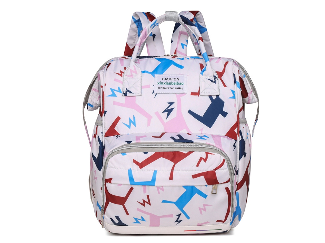 Mochila De Maternidad Czhhmart Ligera Y Versátil Para Padres Modernos Branco