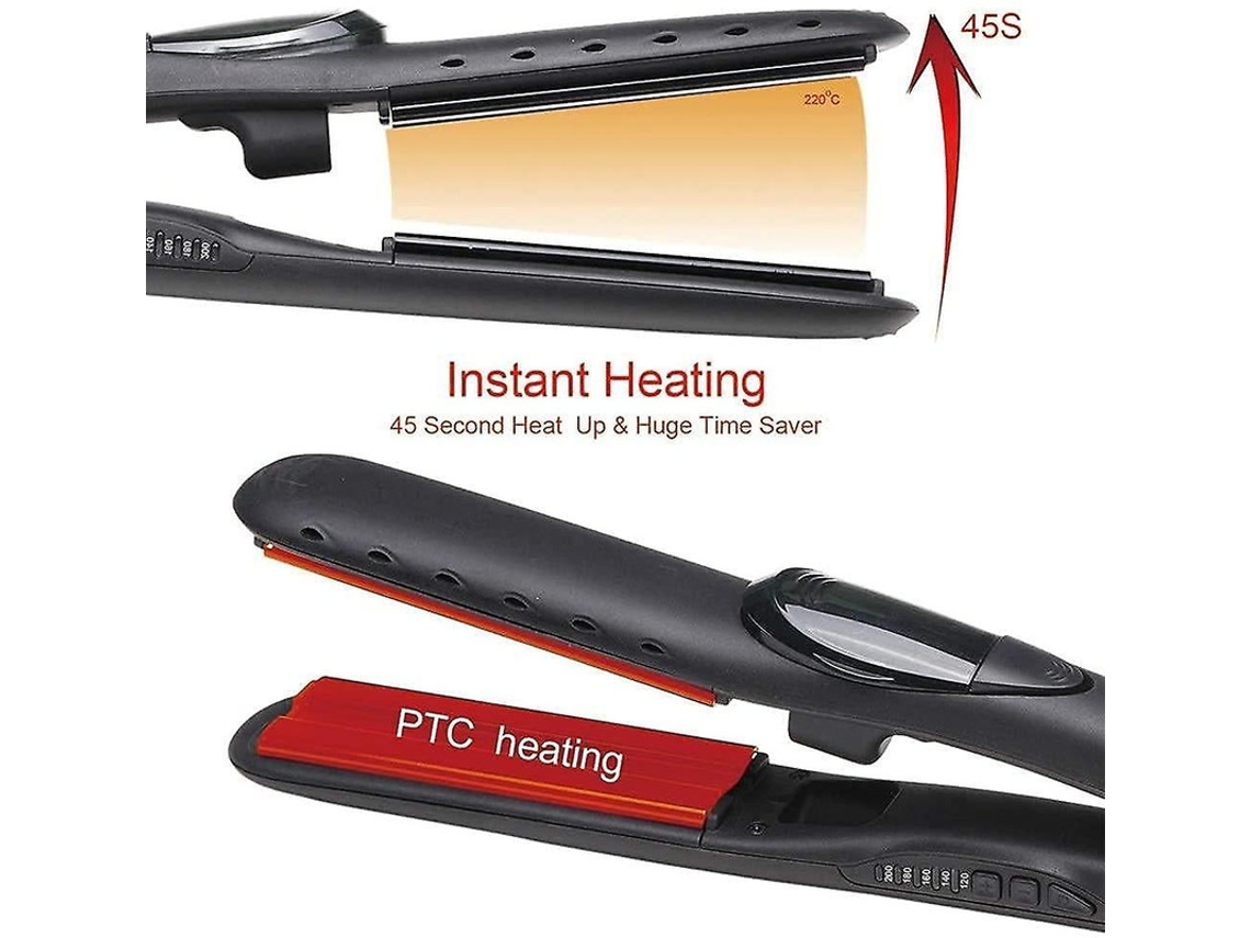 Plancha de pelo YIZHOOD Adc290 150 a 200 ℃ Negro
