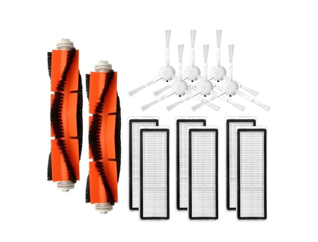 14pcs para dreame s10/s10 pro robot lavável hepa filtro escova lateral