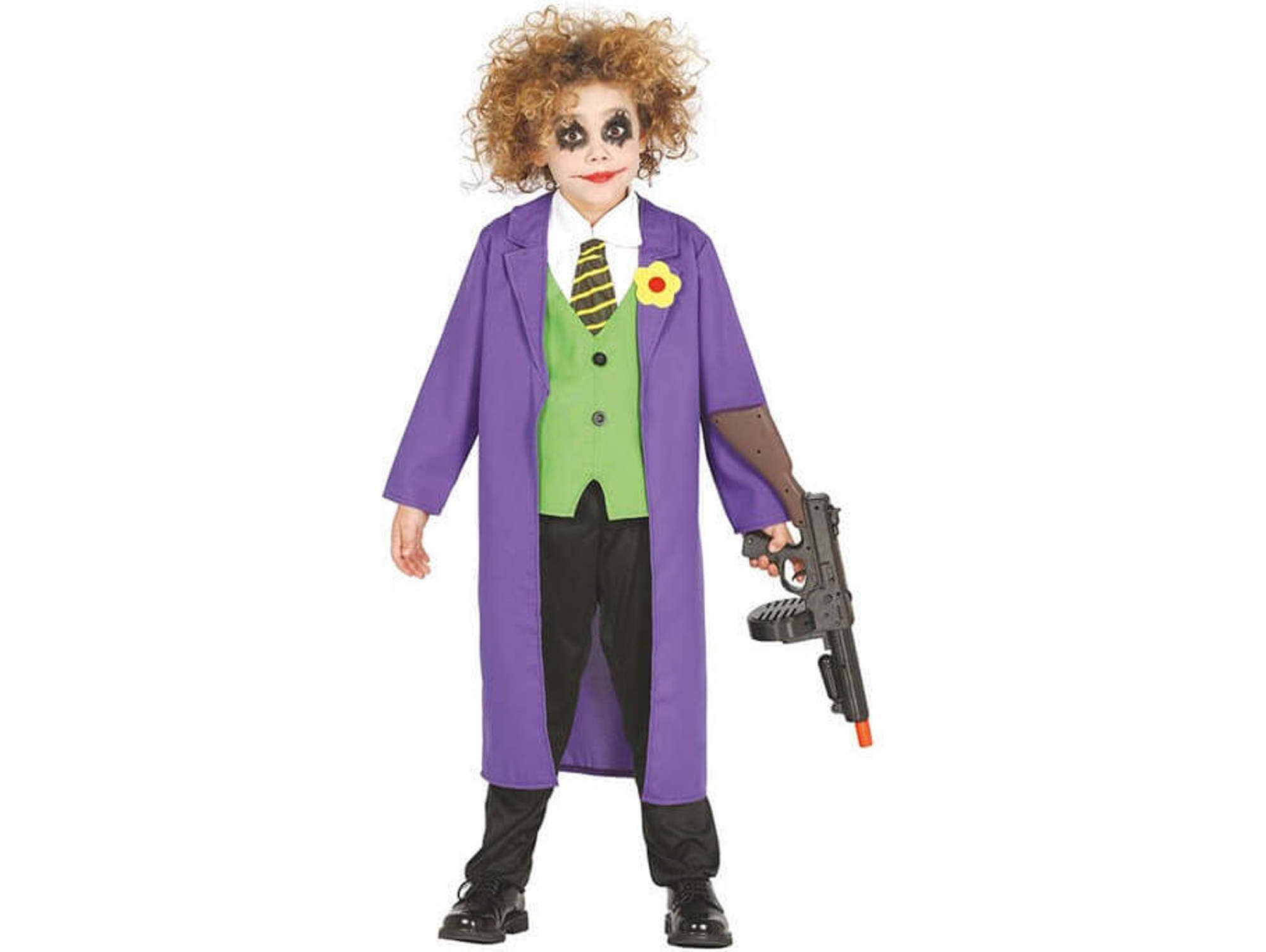 Disfraz de Niño DISFRAZZES Payaso Joker (Talla: 5 a 6 años)
