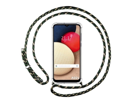 Carcasa Samsung Galaxy A02s TUMUNDOSMARTPHONE Colgante Verde