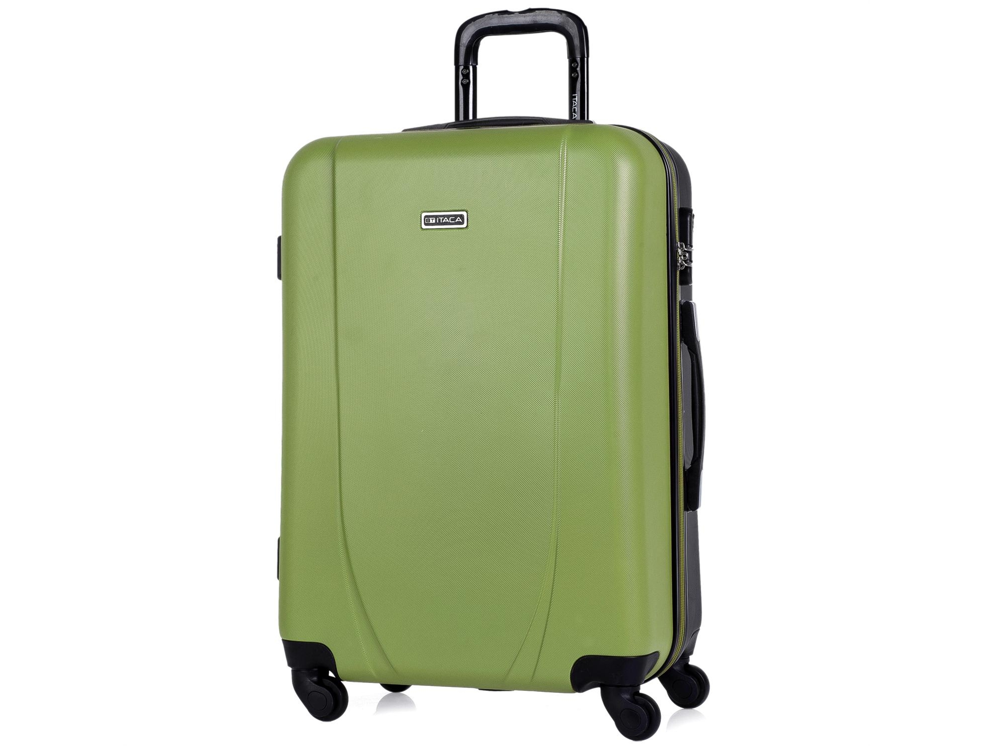 Maleta de Viaje Mediana ITACA Abs Texturizado Verde (50x75x30 cm - 70 L)
