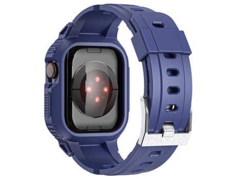 Correa para Apple Watch Ultra 49mm Silicona Bumper Correa Ajustable Azul Oscuro AVIZAR