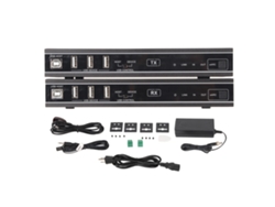 Adaptador extensor HDBaset con transmisión 8K y USB
