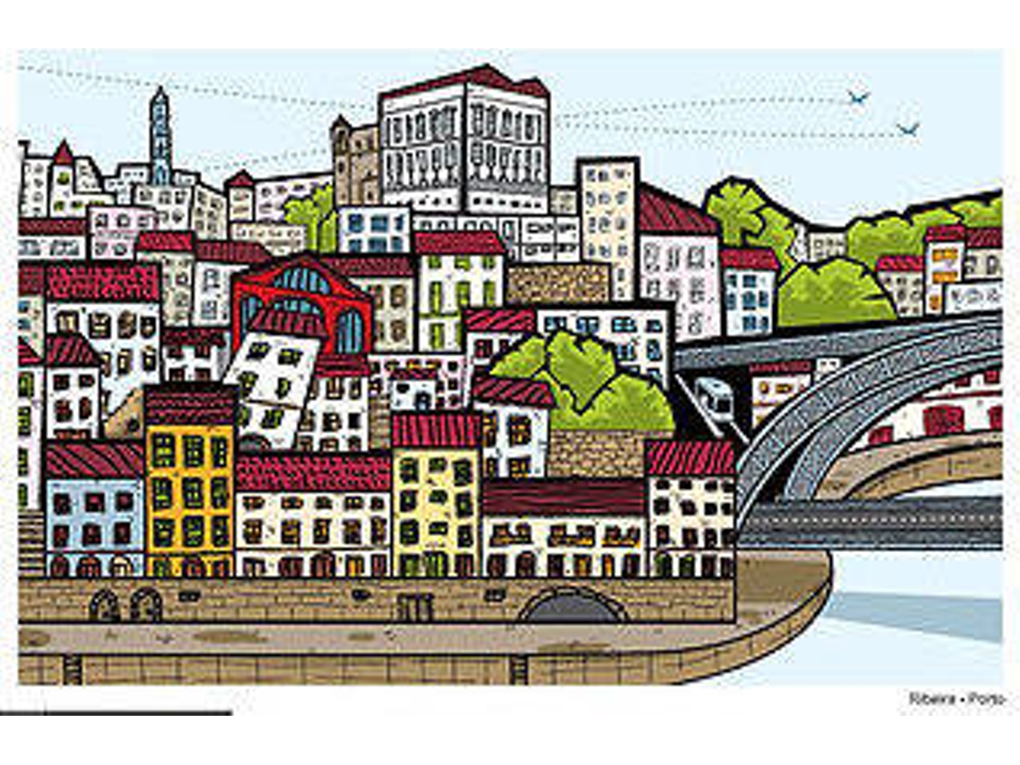 Libro Postal Pop-Up Ribeira do Porto (Portugués)