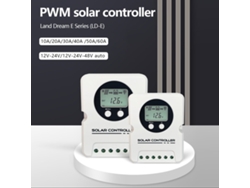 Ld2410ce-liyh Controlador Carga Solar 10a 30a 60a 12v 24v 48v Doble Usb Baterías Selladas Gel Líquido Litio Lifepo4