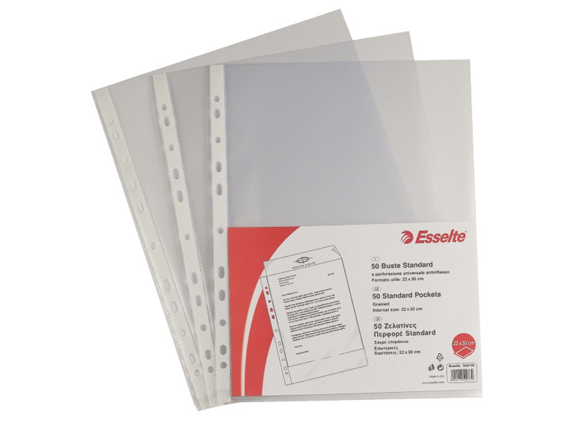 ESSELTE Standard Protector de Hojas A4 50 Piezas