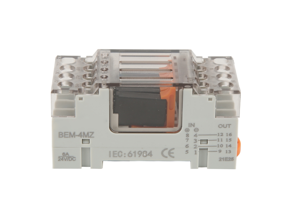 Módulo De Relé De Cuatro Vías Compacto Con Terminal Sensible, Alta Conductividad Y Durabilidad Para 24 V, Uso Automotriz E Industrial.