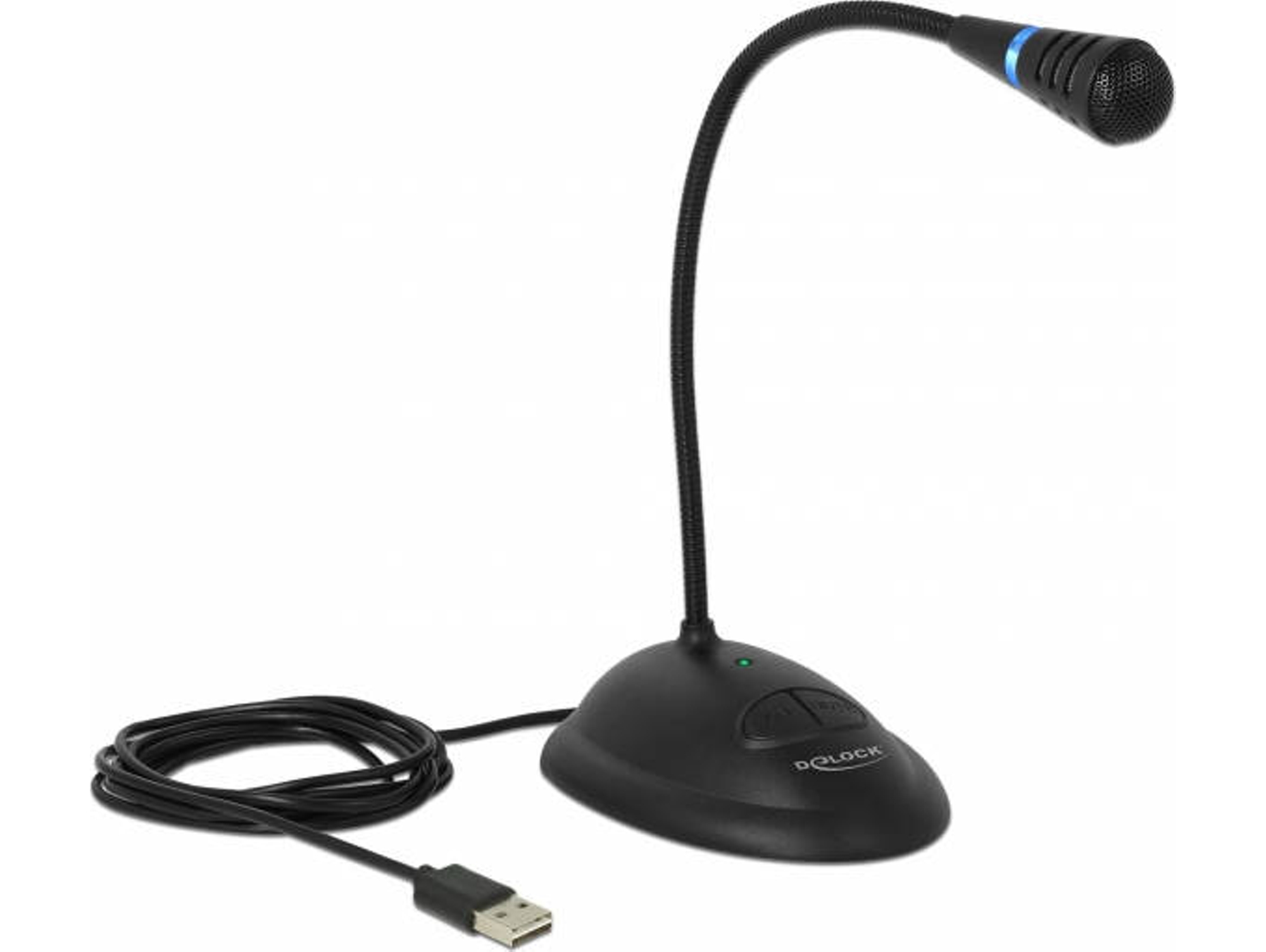 Micrófono DELOCK 65871 (Con cable - 70 - 9000 Hz)