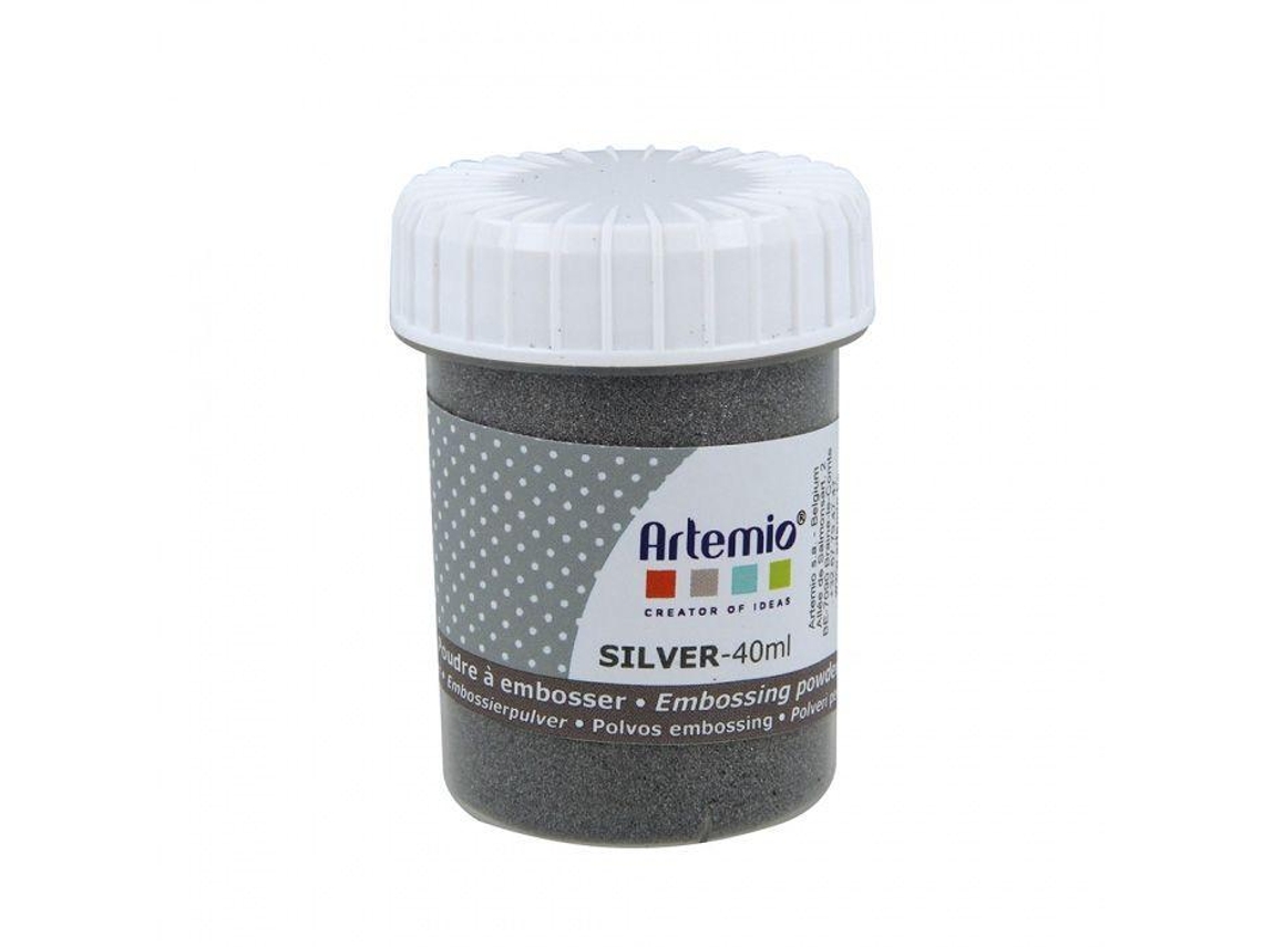 Polvo de embossing 40 ml - Plata