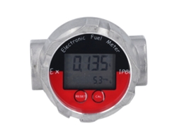 Caudalímetro Digital De Turbina Con Pantalla Lcd De 1 Pulgada, Alta Precisión Para Diésel, Gasolina Y Agua (20 Mpa).